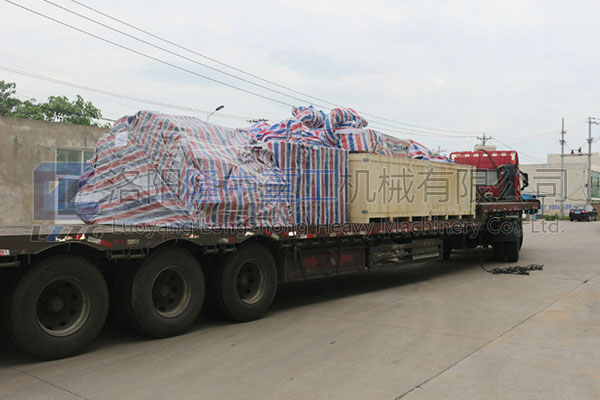 装备卸车,筹办发货